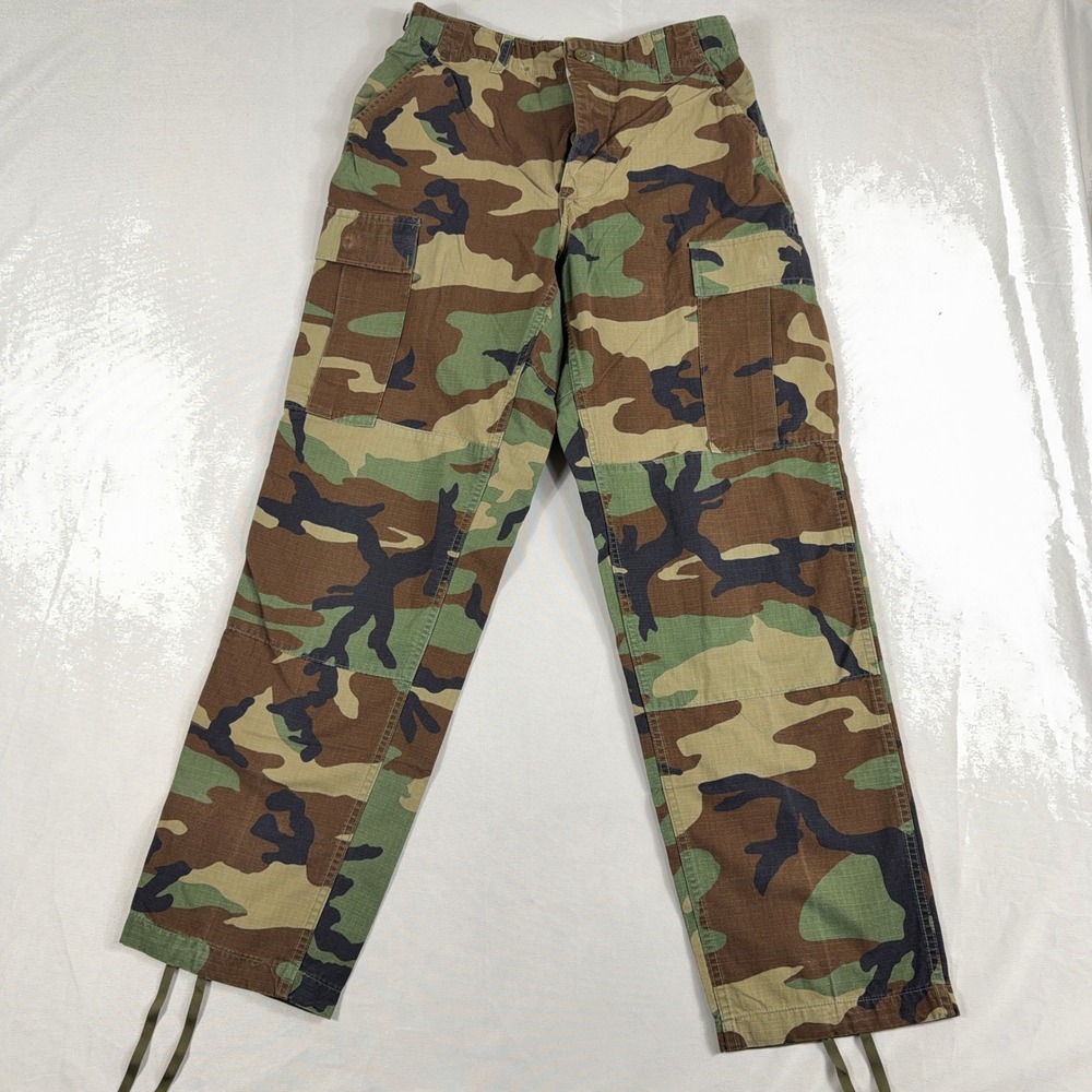Propper International Woodland Camo Combat Cargo Pants Mens Small Regular
